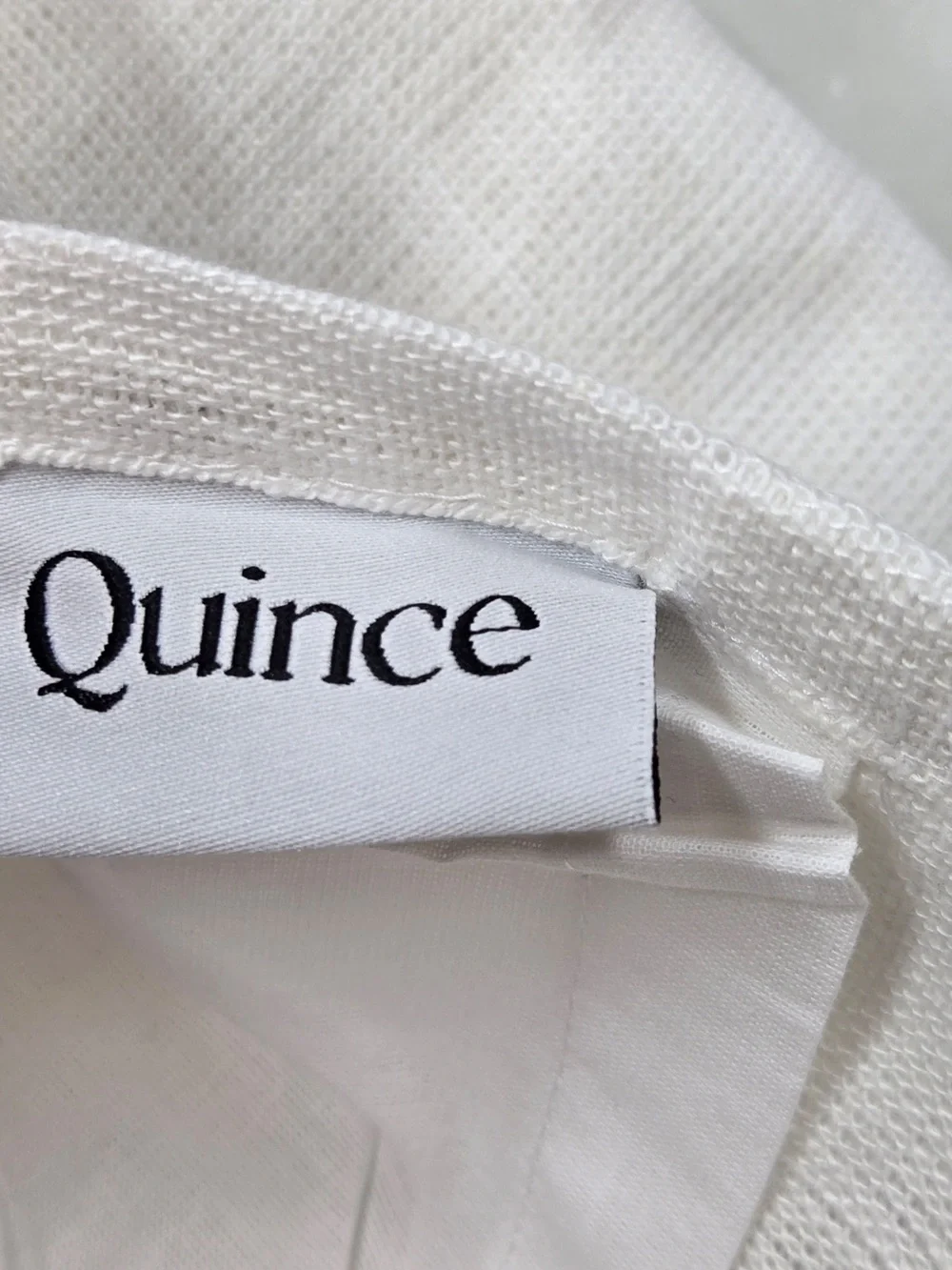 NWT QUINCE Set Of 2 48x108 Heavyweight European Linen Curtains White 9956